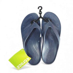 Crocs Kadee II Summer Thong Sandals Women's 6 Navy